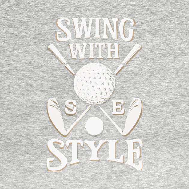 Swing With Style Golf Tee by pavelrmata